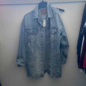 NWT American Eagle Oversized Denim Jacket